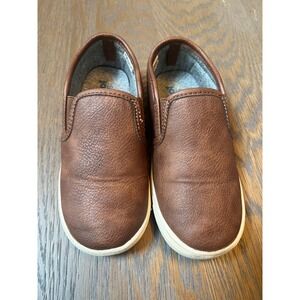 Carter's Simple Joys Toddler Boys Brown Slip On Shoes Size 12M